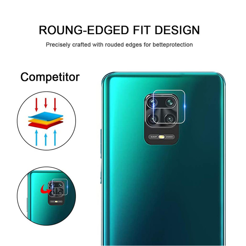 Clear Tempered Glass Rear Camera Lens Screen Protector Film For Redmi Note 9S / 9 / 9Pro / 9Pro Max