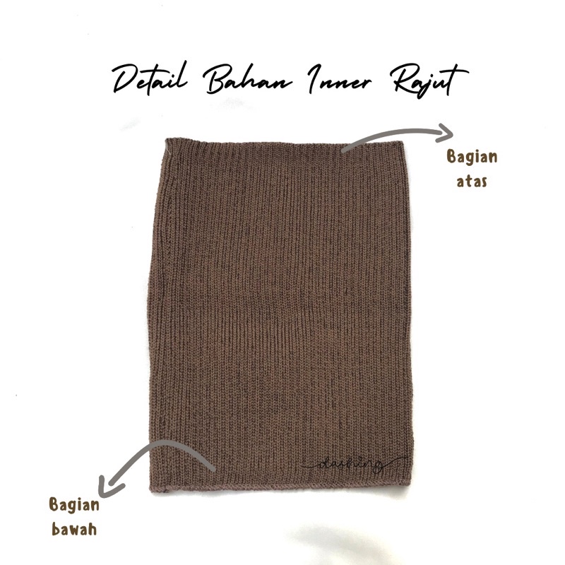 [𝗖𝗟𝗘𝗔𝗥𝗔𝗡𝗖𝗘 𝗦𝗔𝗟𝗘] INNER RAJUT | CIPUT RAJUT | INNER INSTAN | DALAMAN HIJAB