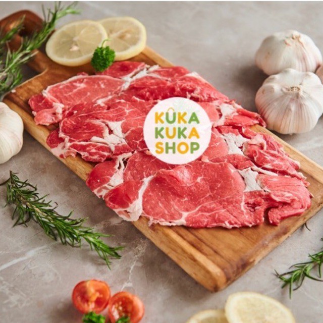 Beef Slice AUST Fresh Cut Low Fat / Lean Meat 1 Kg