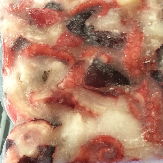 

Kaki Gurita Cut Potongan, Boiled Cut Octopus