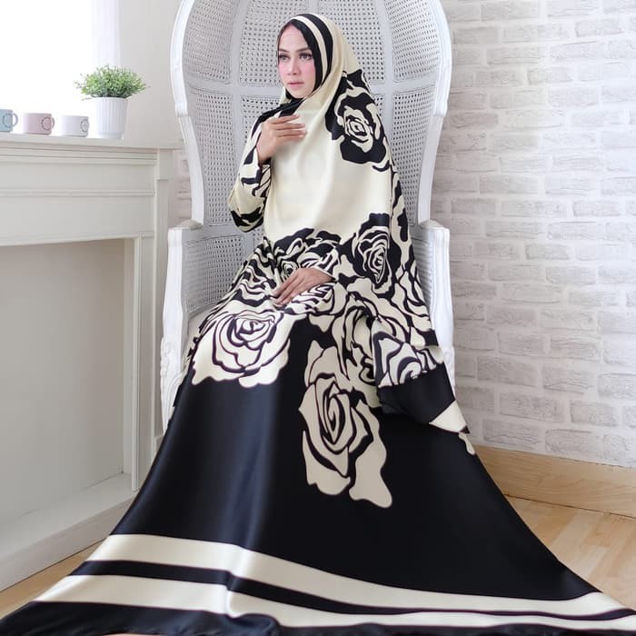 [ALULA SYARI COKSU NI Gamis Wanita Maxmara Coklat Susu