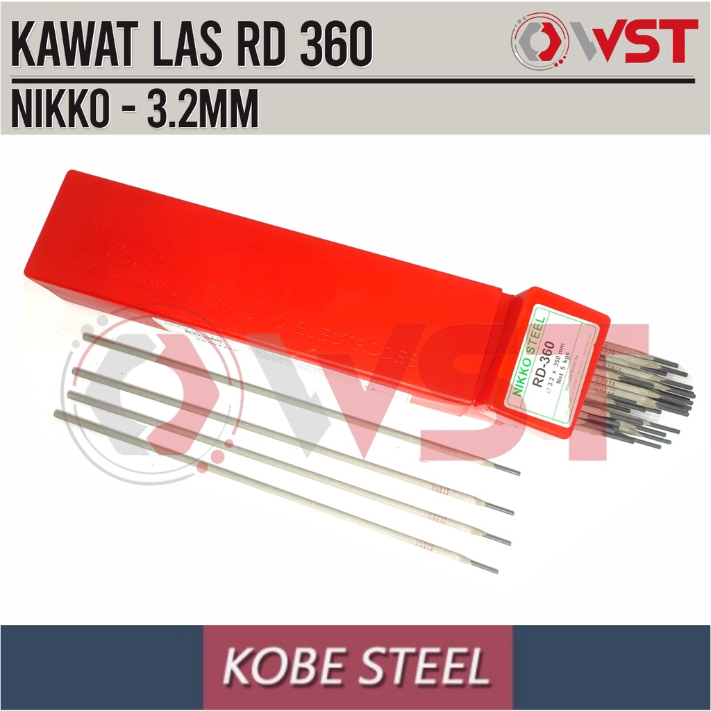 Kawat Las Baja Nikko Steel RD-360 3.2mm / RD 360 AWS A5.1 E7016