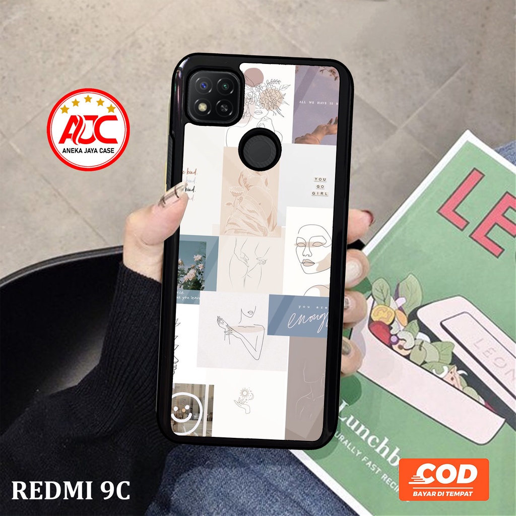 Case XIAOMI REDMI 9C Casing XIAOMI REDMI 9C Motif KORAN NEW Aneka case Casing aero Sofcase Case hp C