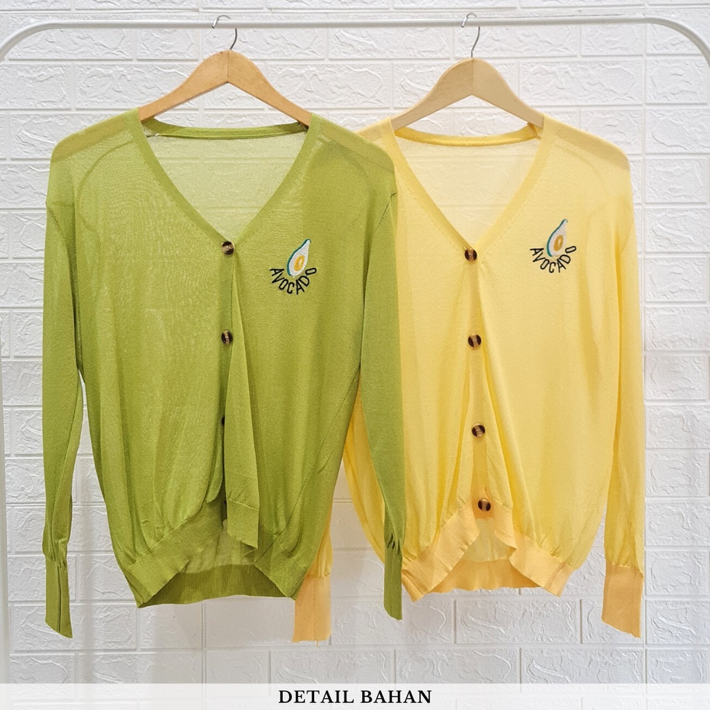 2212 premium avocado knit cardi