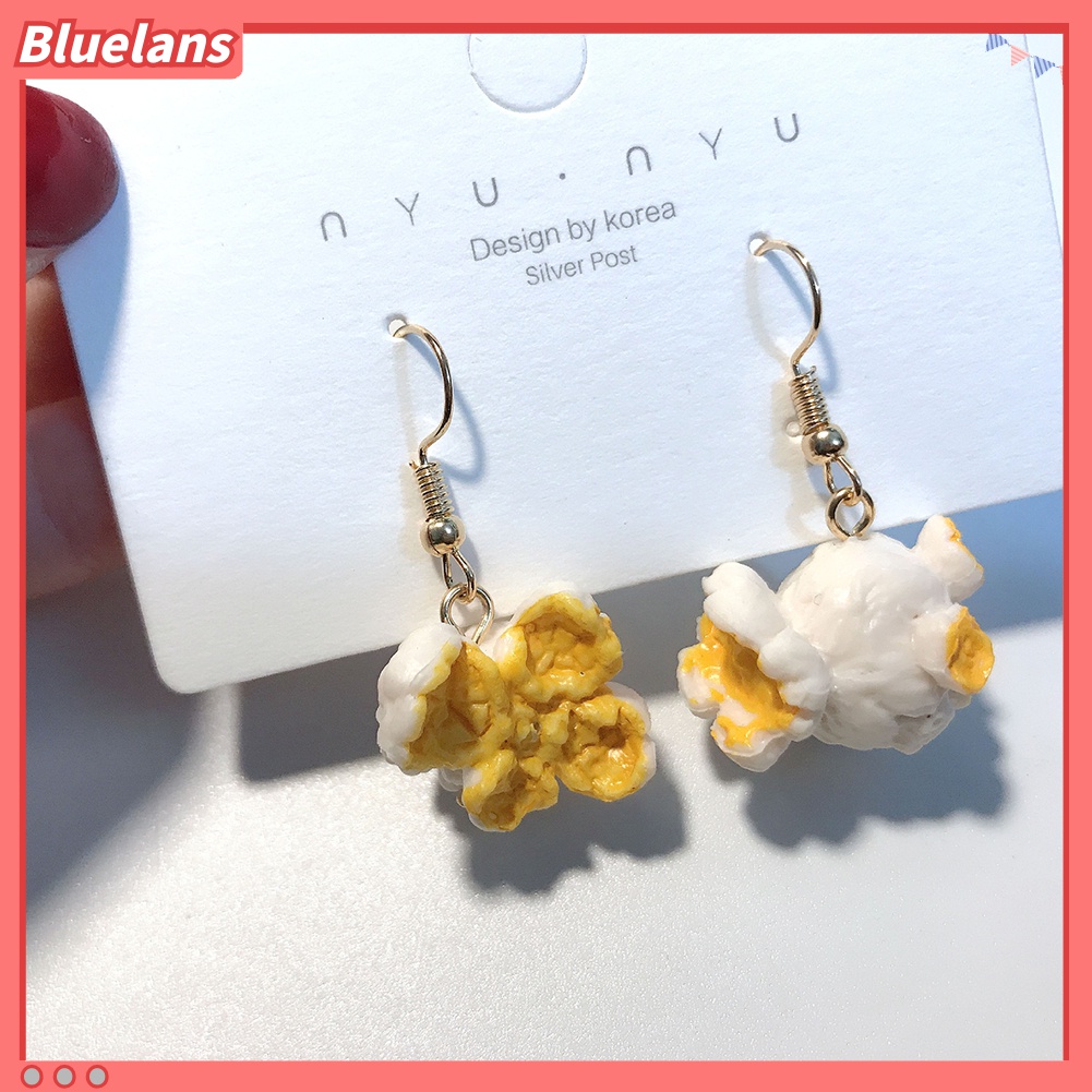 Anting Kait Gantung Wanita Desain Makanan Popcorn Untuk Pesta / Club / Hadiah