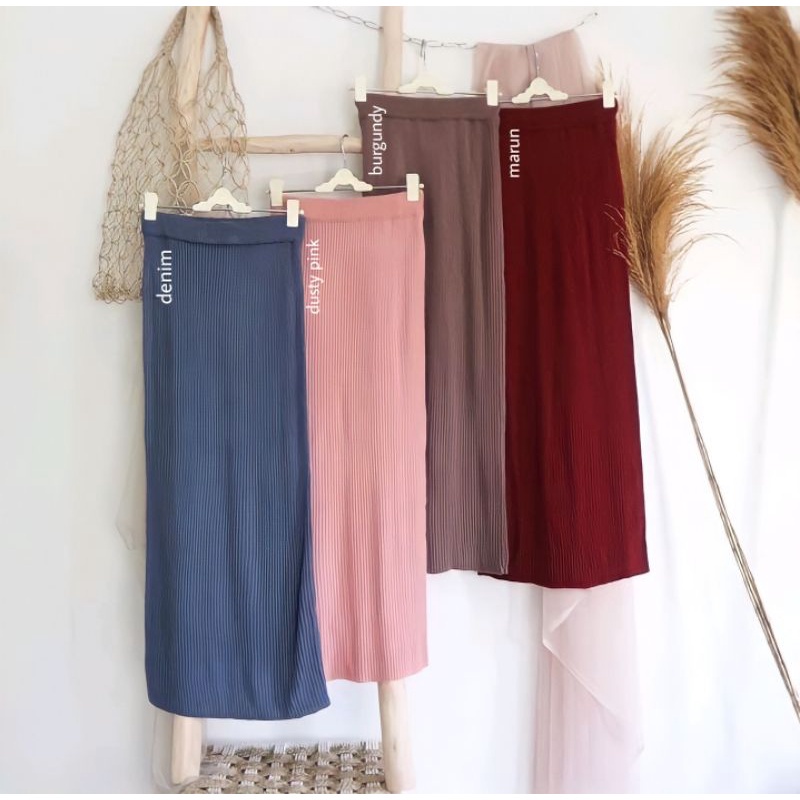 CoD - Rok Span Rajut Premium -Terlaris - Rok Panjang Wanita Terbaru - Rajut Long Skirt - Rok Panjang-4