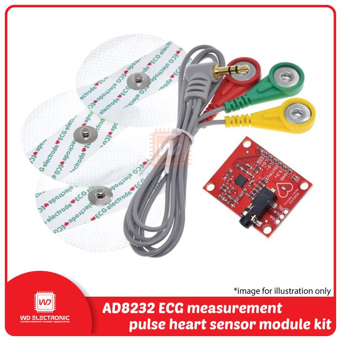 AD8232 ECG measurement pulse heart sensor module kit