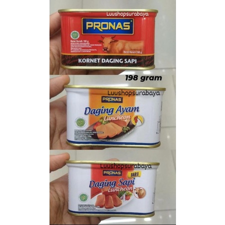 

PRONAS LUNCHEON Sapi/Ayam 198 g