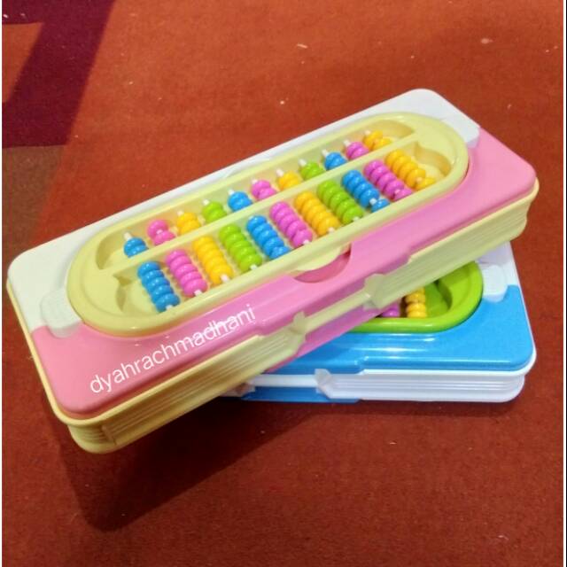 

Kotak Pensil Anak Sempoa / Kotak Pensil Sekat