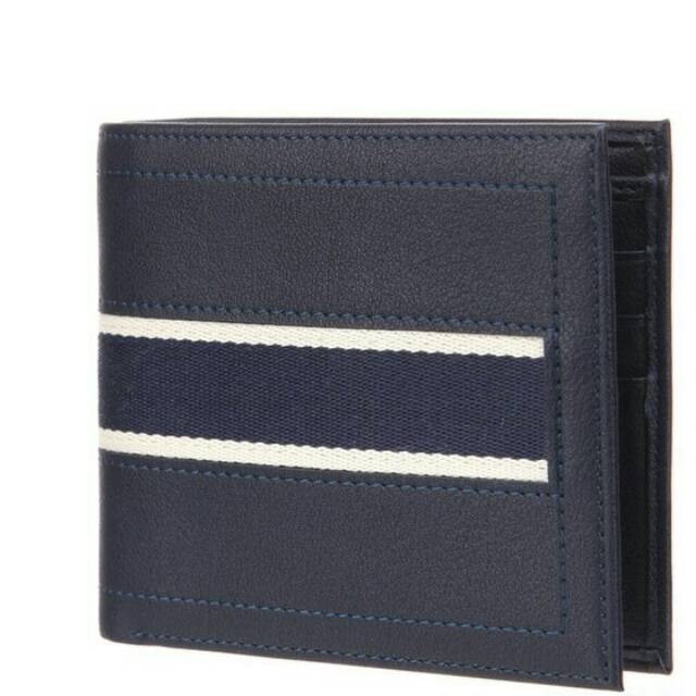 Dompet Pria /horizontal wallet blue MINISO