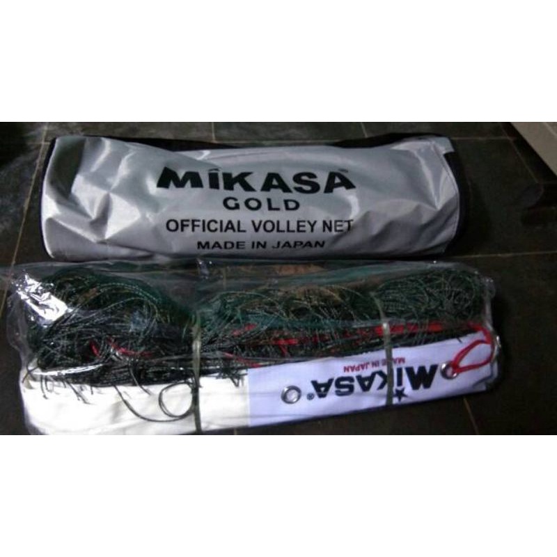 NET VOLLY MIKASA GOLD ORIGINAL & BOLA VOLLY