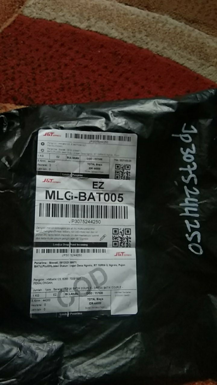 Tunik Batik Couple - Dress Batik Couple - Kemeja Batik Pria Lengan Panjang - Dress Batik Modern