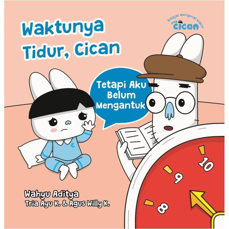 [Mizan] Seri Fun Cican Waktunya Tidur  Cican Boardbook