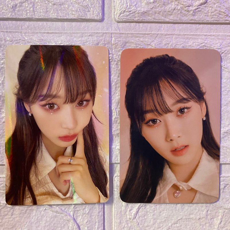 pc giselle selca sg's 22 sg22 season greetings 2022 pair pc benefit cakep banget official photocard 