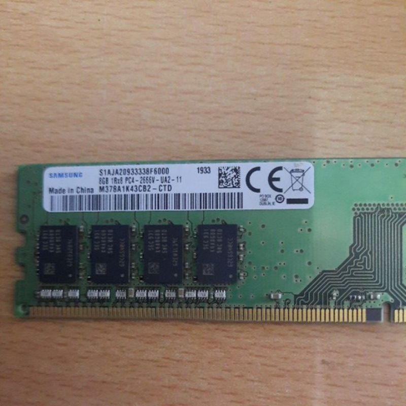 RAM 8 GB DDR 4 PC-4 Kondisi Normal, Bergaransi.