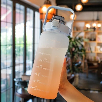 Botol Minum Anak Sport 2 Liter Viral Free Stiker 2d 3D Anti Tumpah
