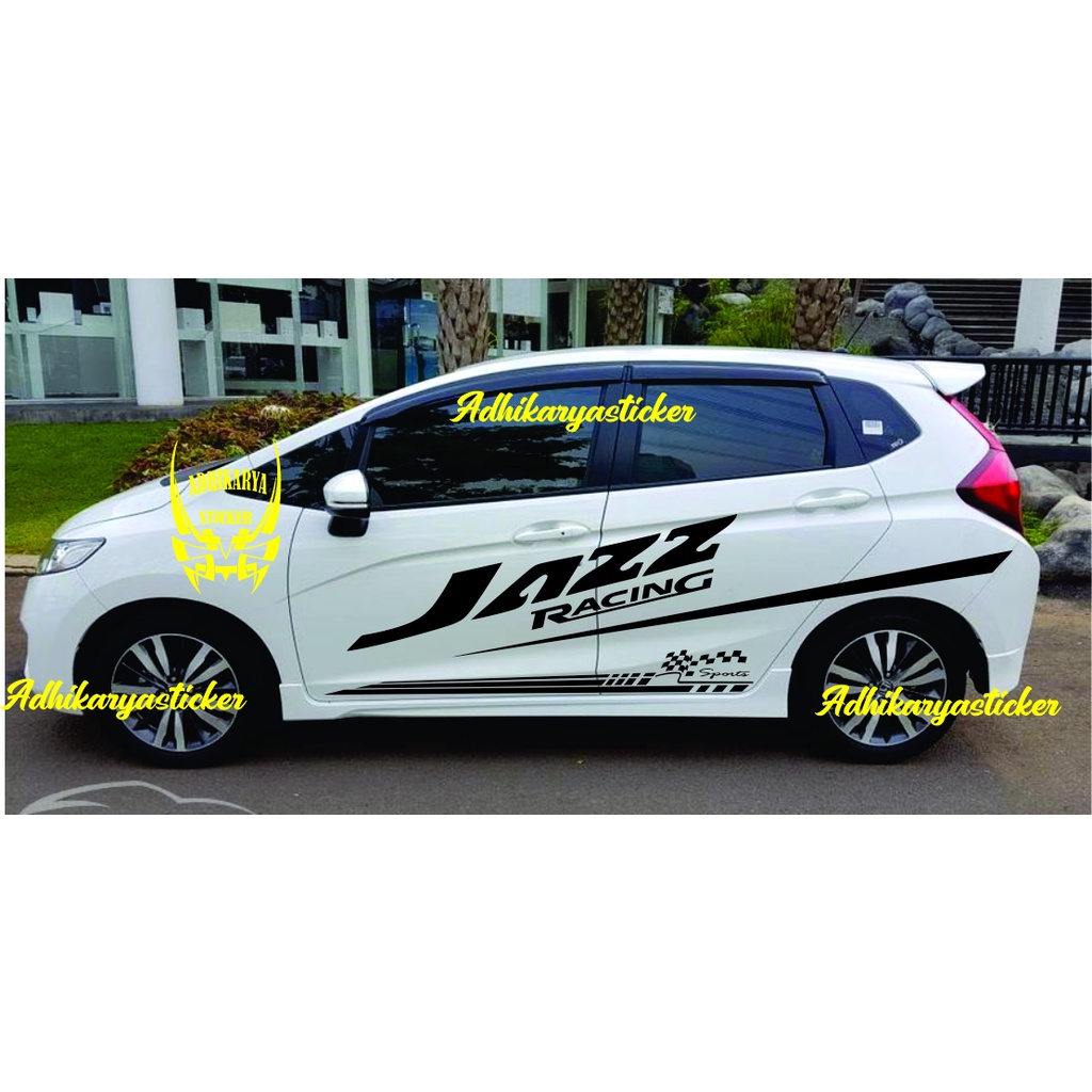 STIKER MOBIL HONDA JAZZ STICKER MOBIL HONDA JAZZ JAZZ RACING STIKER MOBIL JAZZ KEREN