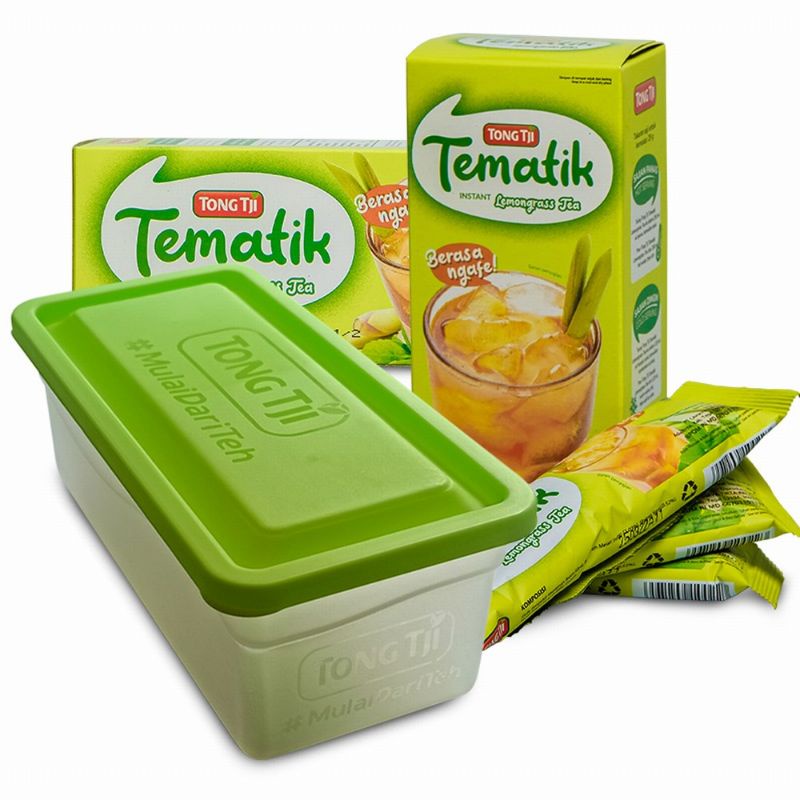 Tong Tji Tematik Lemongrass 3's Free Canister Cantik