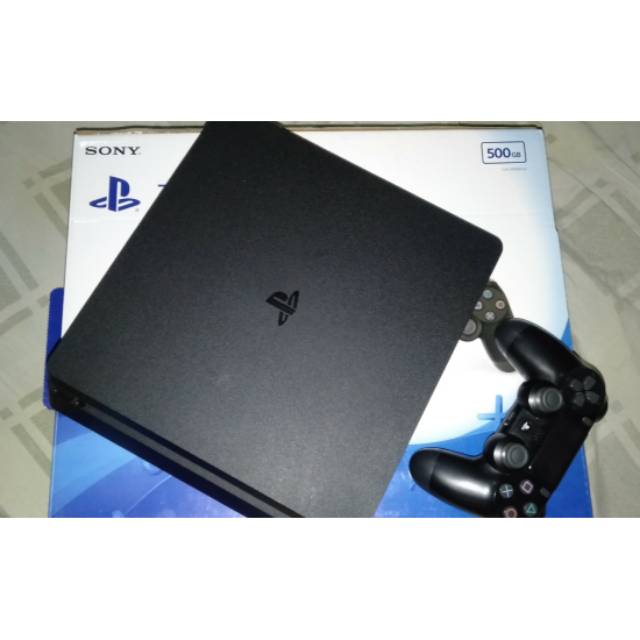 ps4 slim hen 500gb + hardisk eksternal 1tb isi game ps4 hen