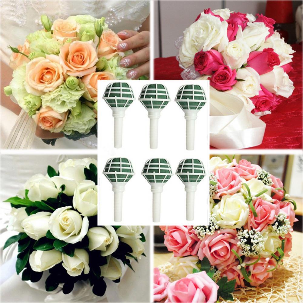 Solighter1/5pcs Bouquet Holder Alat Pengantin Fashion Pegangan Bunga