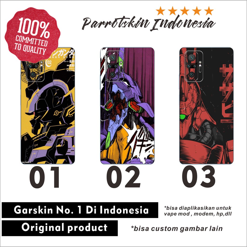 Garskin Xiaomi Redmi Note 10 10 pro Gundam Comic Style back case