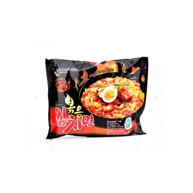 

MIE INSTAN RAMEN KOREA PEDAS SEGYE KIMCHI RAMYUN 114 GR HALAL