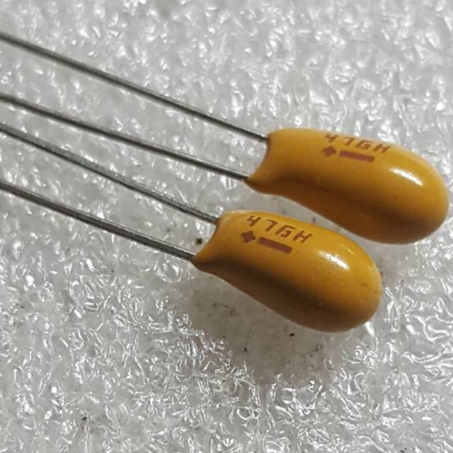 Tantalum 476 47UF 25V Audio komponen