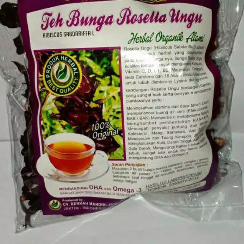 

Teh Bunga Rosella Ungu Original