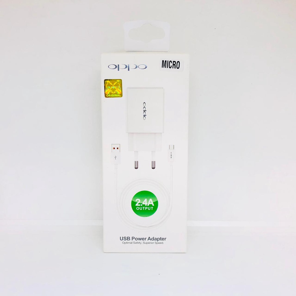 Travel charger OPPO 2.4A charger ori oppo 2.4A real ic MICRO &amp; type C for android smartphone