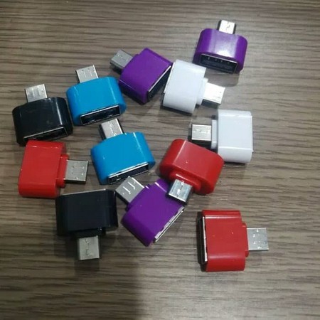 Usb OTG MINI V8 / Micro Usb konektor NON KABEL MURAH Warna