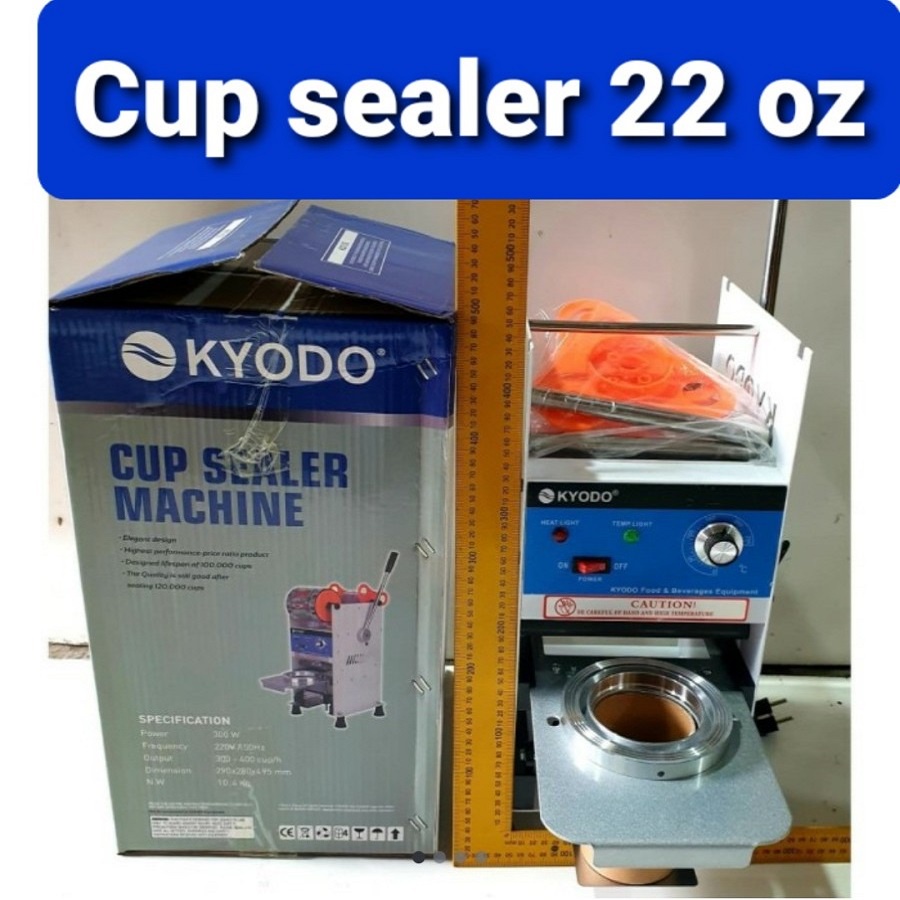 Mesin Cup Sealer Gelas Besar 22 oz Kyodo Mesin Press Gelas Kyodo Manual