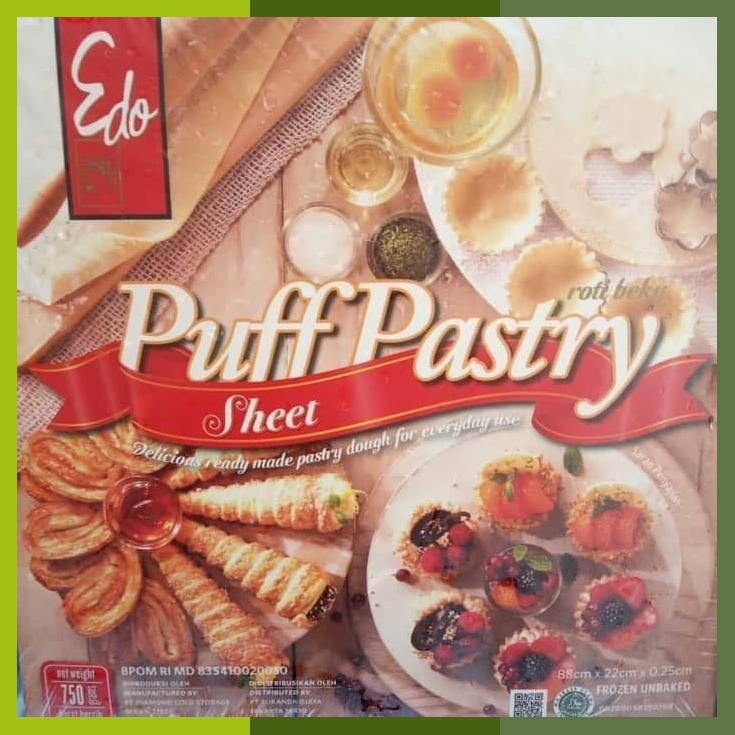 

Puff Pastry Sheet Edo 750 Gr Bahan Kue