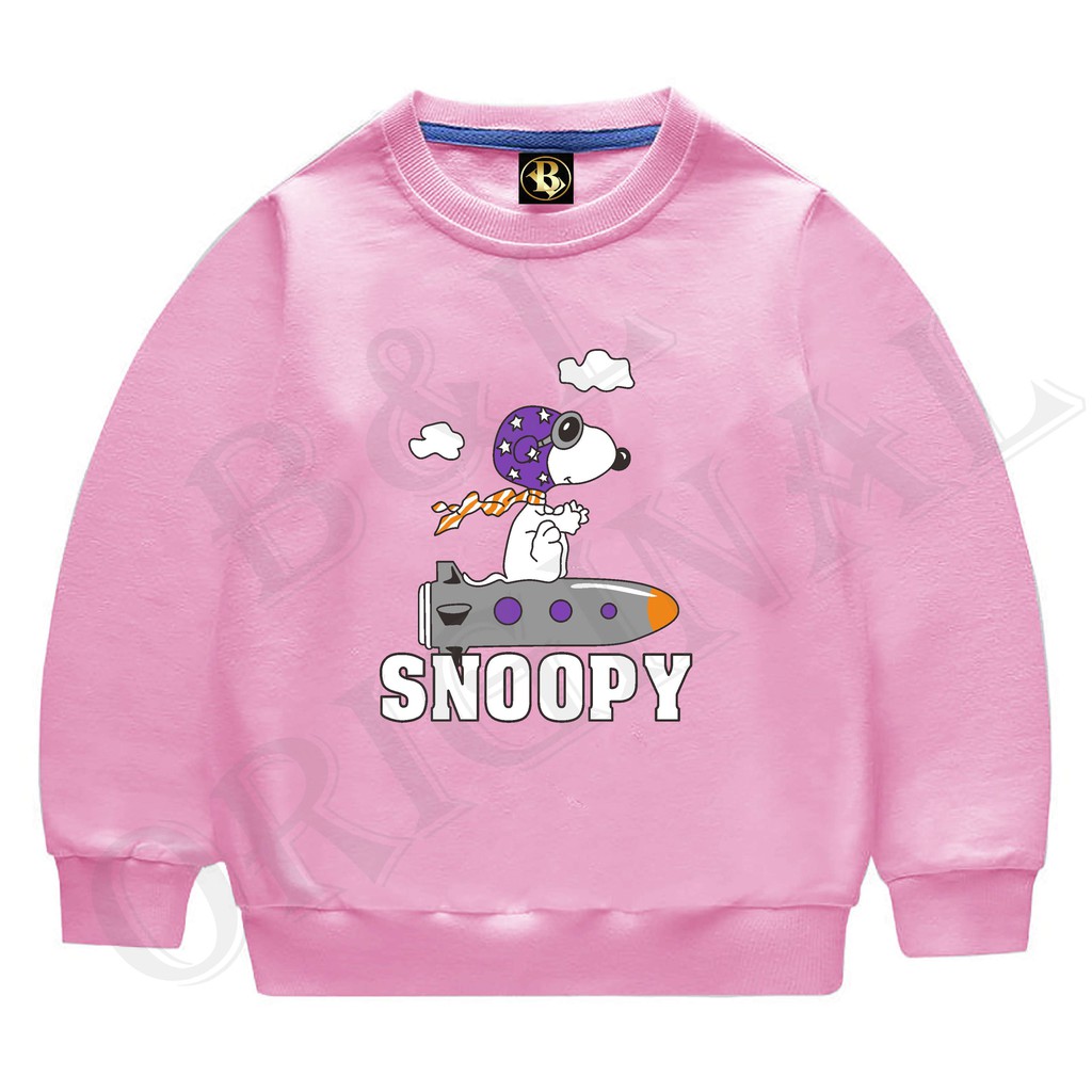 BS//COD//BAJU KAOS ANAK ANAK SNOOPI TANGAN PANJANG GOOD QUALITY