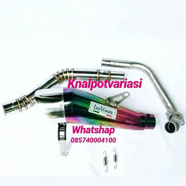 Knalpot leovince R15/xabre/cbr150/cb150r facelif fullsystem