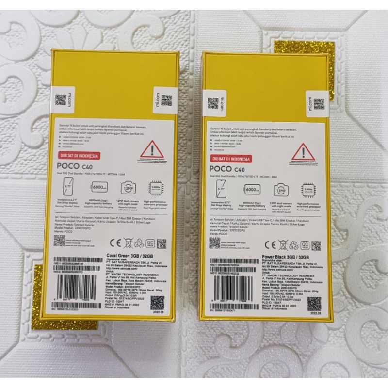 poco C40 ram 3 memory 32 new produk garansi resmi
