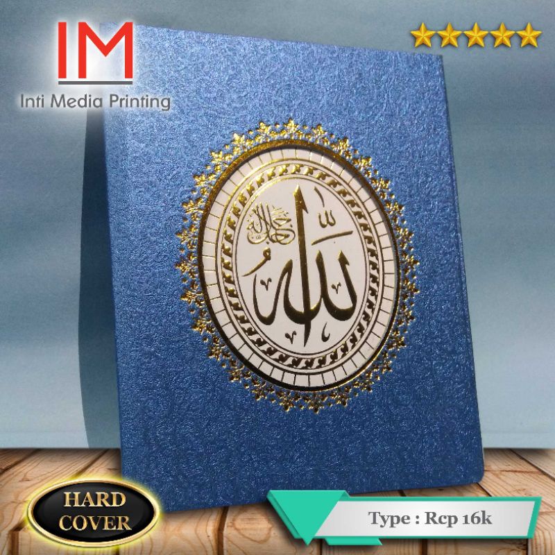 Hard Cover Yasin RCP 16 R Motif Biru Standart