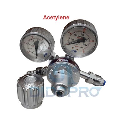 Regulator Gas Acetylene Sifweld - Body full besi - Heavy duty Best Dealss