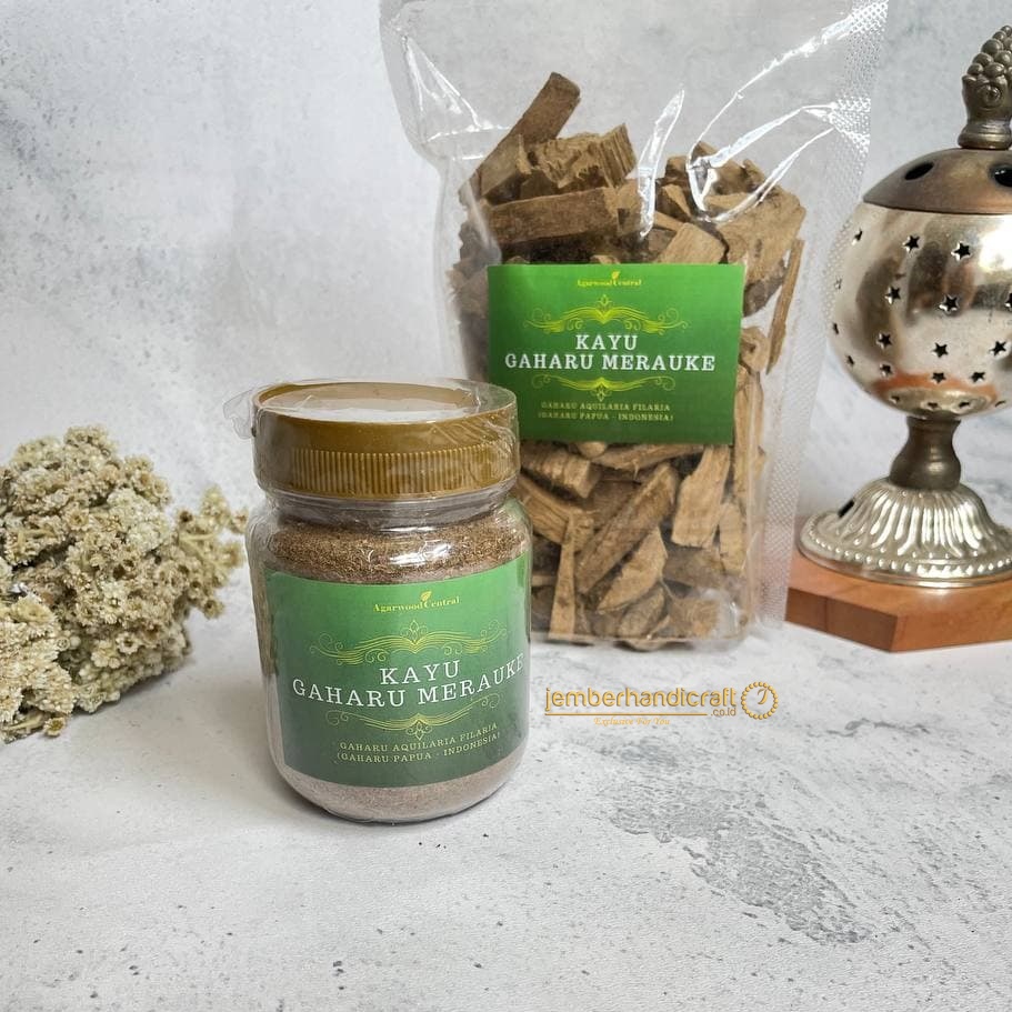 SERBUK KAYU GAHARU PAPUA MERAUKE NATURAL | KAYU GAHARU AQUILARIA FILARIA | CHIP KAYU GAHARU MERAUKE