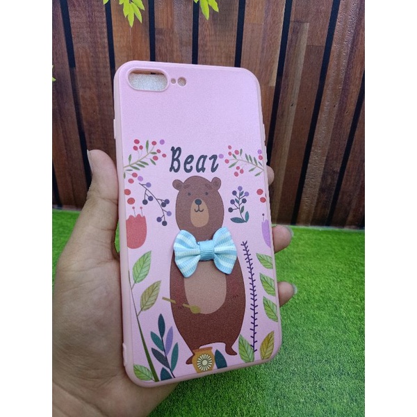 softcase gambar/ karakter, motif iphone 7+/plus/8 plus