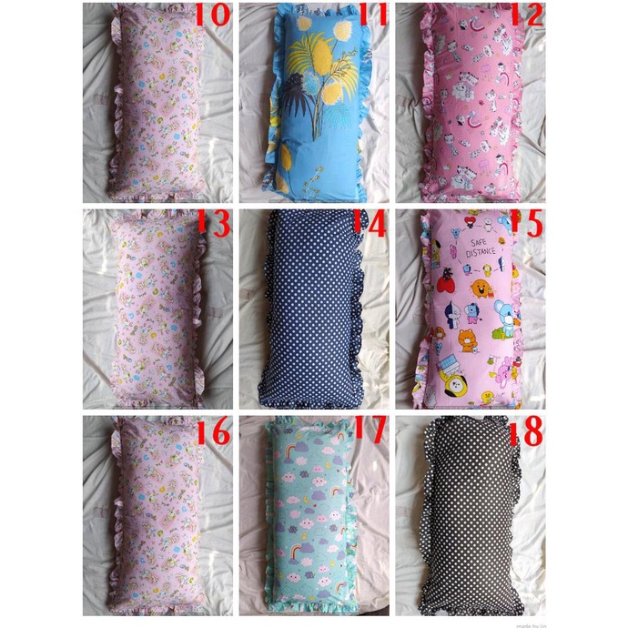 <<<<<] Sarung Bantal Cinta Polkadot Sarung Cinta Katun