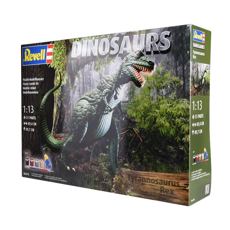 Revell Mainan Koleksi Revell Tyrannosaurus Rex Dinosaurus Plastik Model