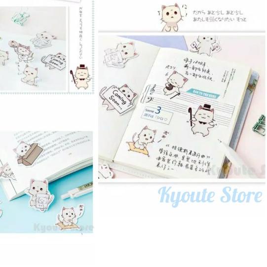 

➥ Sticker Deco Cool Cat Deco Emoji Bujo Scrapbook DIY Journaling Cute ☟