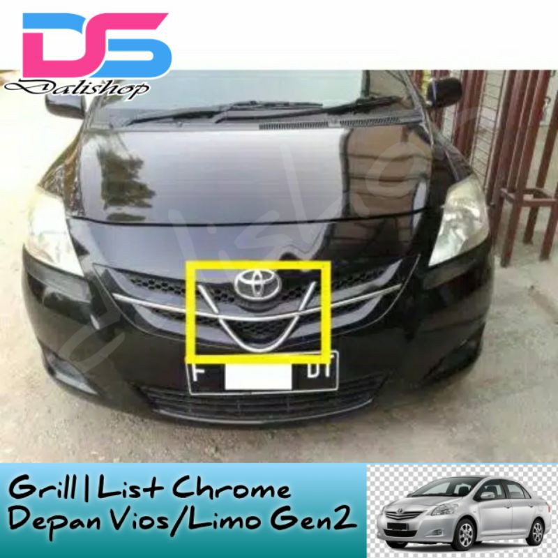 Grill Vios / Limo Gen2 Bawah Emblem Toyota, Garnish Grill