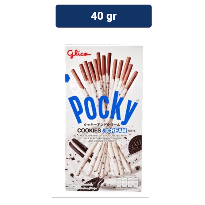 

GLICO POCKY COOKIES DAN CREAM 40GR