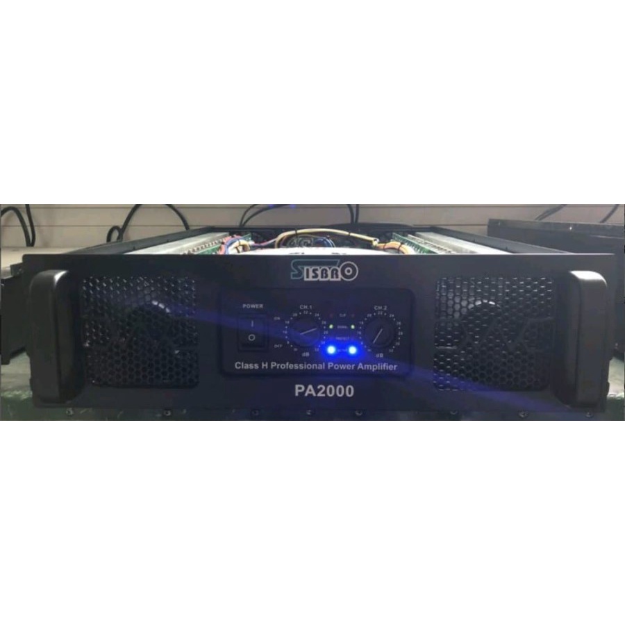 (PETI KAYU) power amplifier sisbro PA2000 . PA 2000