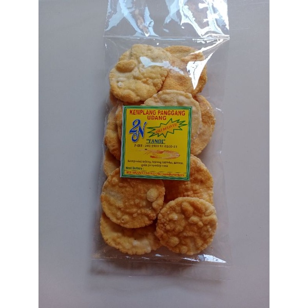

kemplang bakar bantet udang/snack bangka/oleh oleh/kerupuk bangka