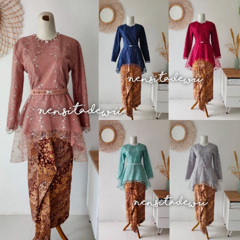 Kebaya Cantik / Kebaya Pager Ayu - Model New Lesti, Full Furing