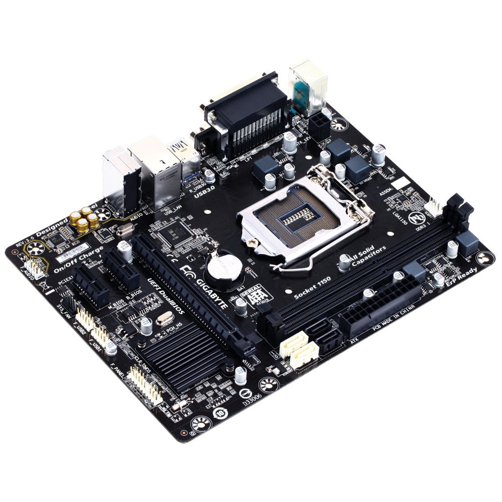 GIGABYTE GA-H81M-DS2 (LGA1150, H81, DDR3, SATA3, USB3) Masih READY Agan