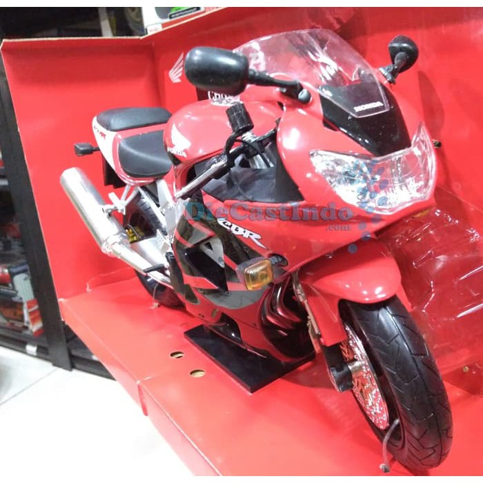 Diecast Ducati - Diecast New Ray Vespa - Diecast Motogp Newray - Honda Cbr 929Rr Skala 1:6 (Merah)