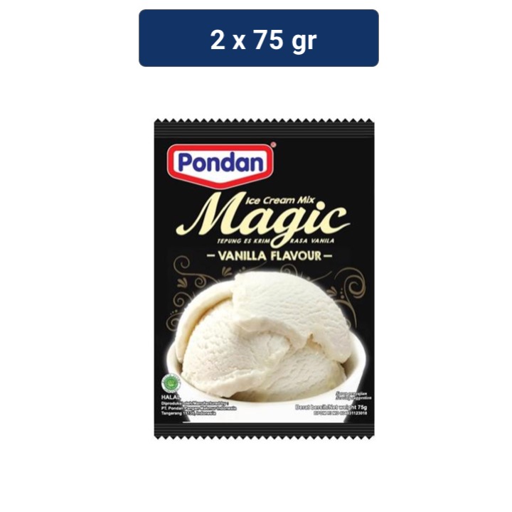 

Pondan Ice Cream Vanilla 2 x 75 gr